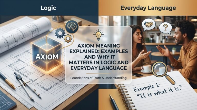 Axiom Meaning